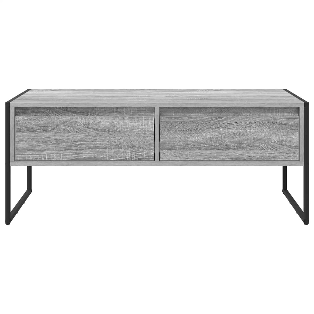 Tavolino da salotto con cassetto Grigio Sonoma 100 x 46 x 40 cm 886447