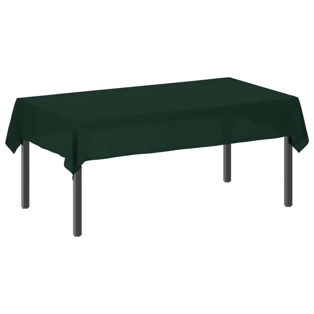 Tovaglia da Tavolo Verde Scuro 110 x 160 cm Poliestere 42039836
