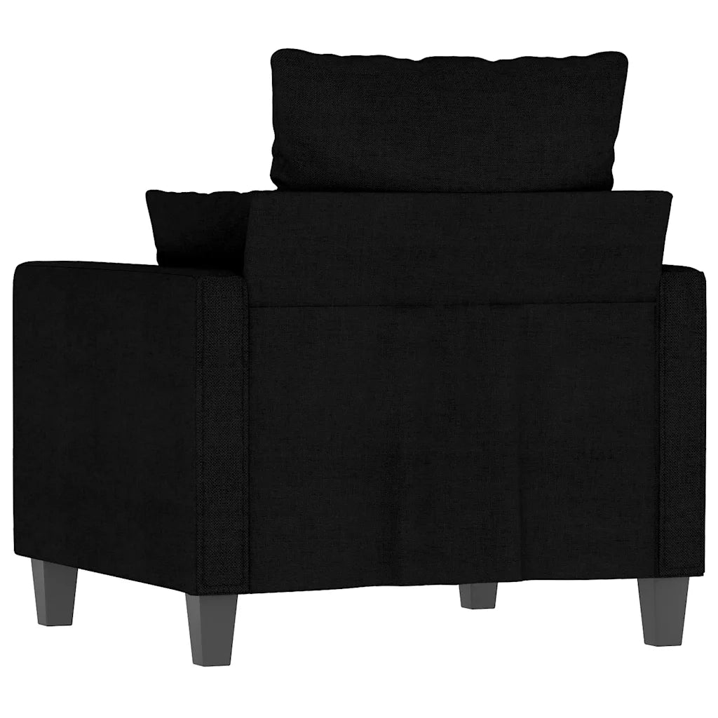 Divano Sedia-Poltrona Nera 60 cm in Tessuto 889952