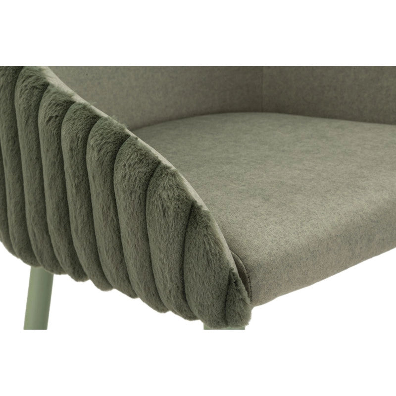 Sgabello Bar Alaska -a- Verde Set 2 Pz cm 52x46x111 (altezza Seduta cm 78)