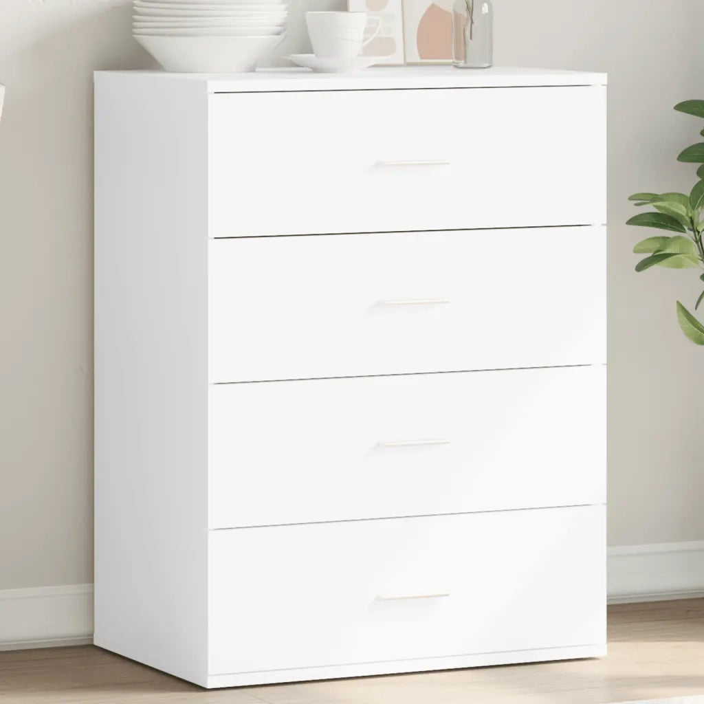 Credenza Bianca 60x39x80 cm in Legno Multistrato 840527