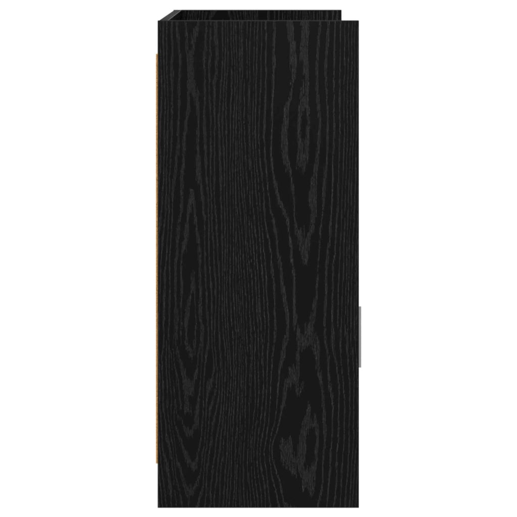 Credenza Rovere Nero 98,5 x 33 x 80 cm Legno ingegnerizzato 8011140