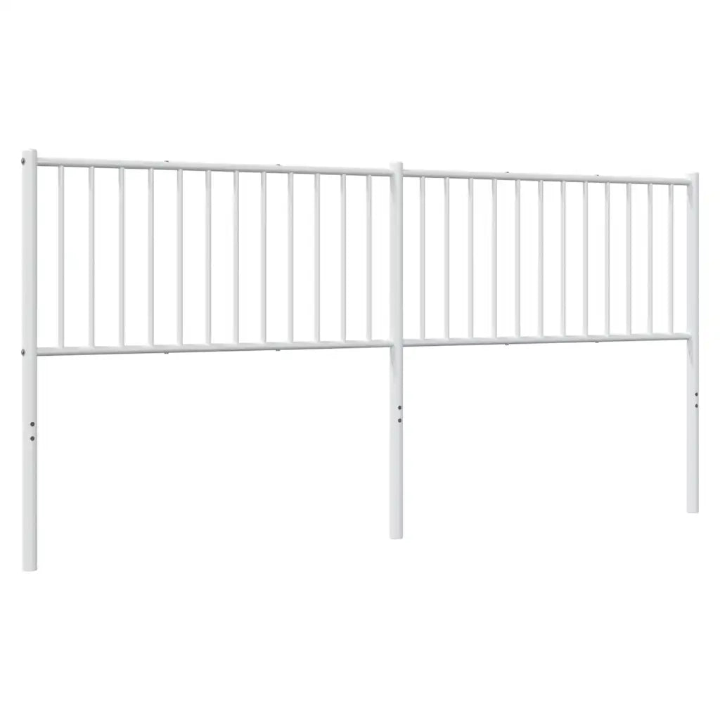 Testiera di Ricambio in Metallo Bianco 193 cm 350968