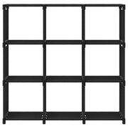 Mobile per 9 Scatole a Cubo Nero 103x30x107,5 cm in Tessuto CFW5356785