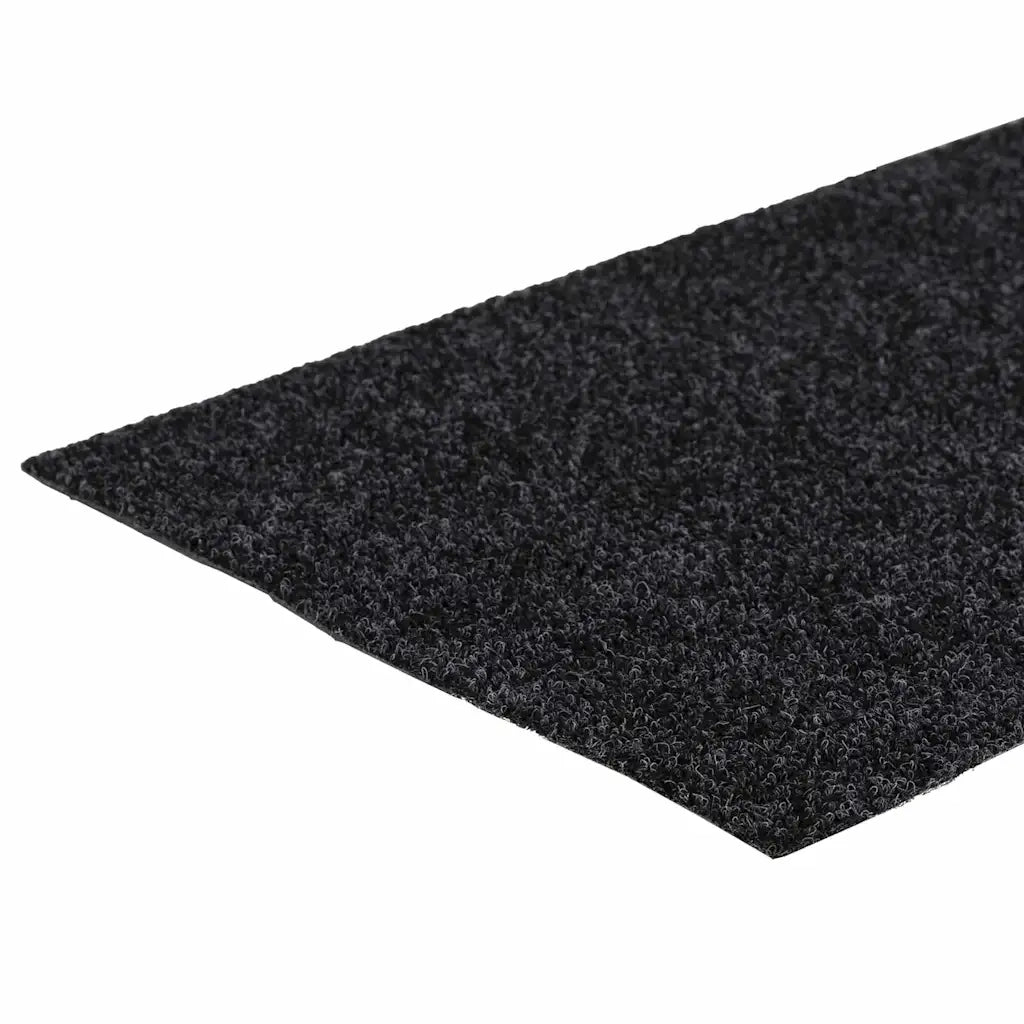 Tappetini per scale autoadesivi 30 pz 60x25 cm Grigio Scuro rettangolari 3365704