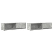Mobili TV 2 pz | Armadietto TV | Mobile Porta TV Grigio Cemento 100x31x25,5 cm Legno Multistrato