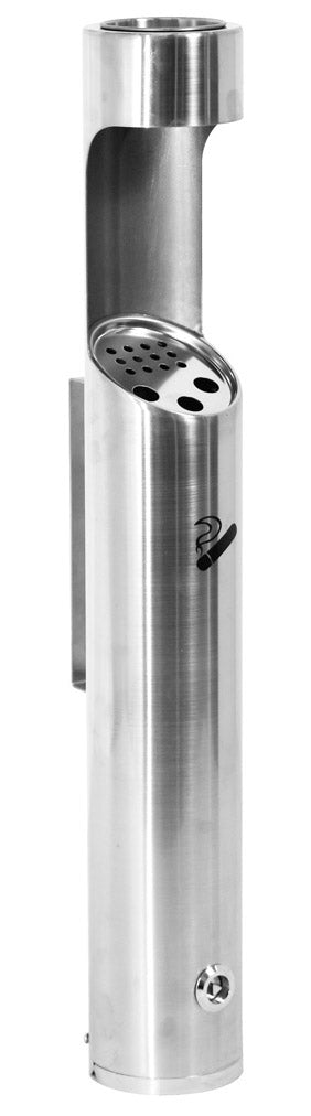 Posacenere da Parete Ø9 cm in Acciaio 3L per Esterno