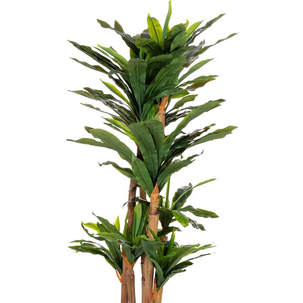 Pianta di dracena artificiale decorativa in vaso 40x30x150h cm