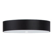 Plafoniera tonda moderna nera Ø60 Gradus 5xE27 Pure Lume