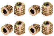 Insteckmozzetti in acciaio inox da 50 - Zinklegering - Viti a inbus - Asta a sezione hexagonale - Durissime - Resistenti alla corrosione - Alta resistenza allo stacco - Viti per mobili