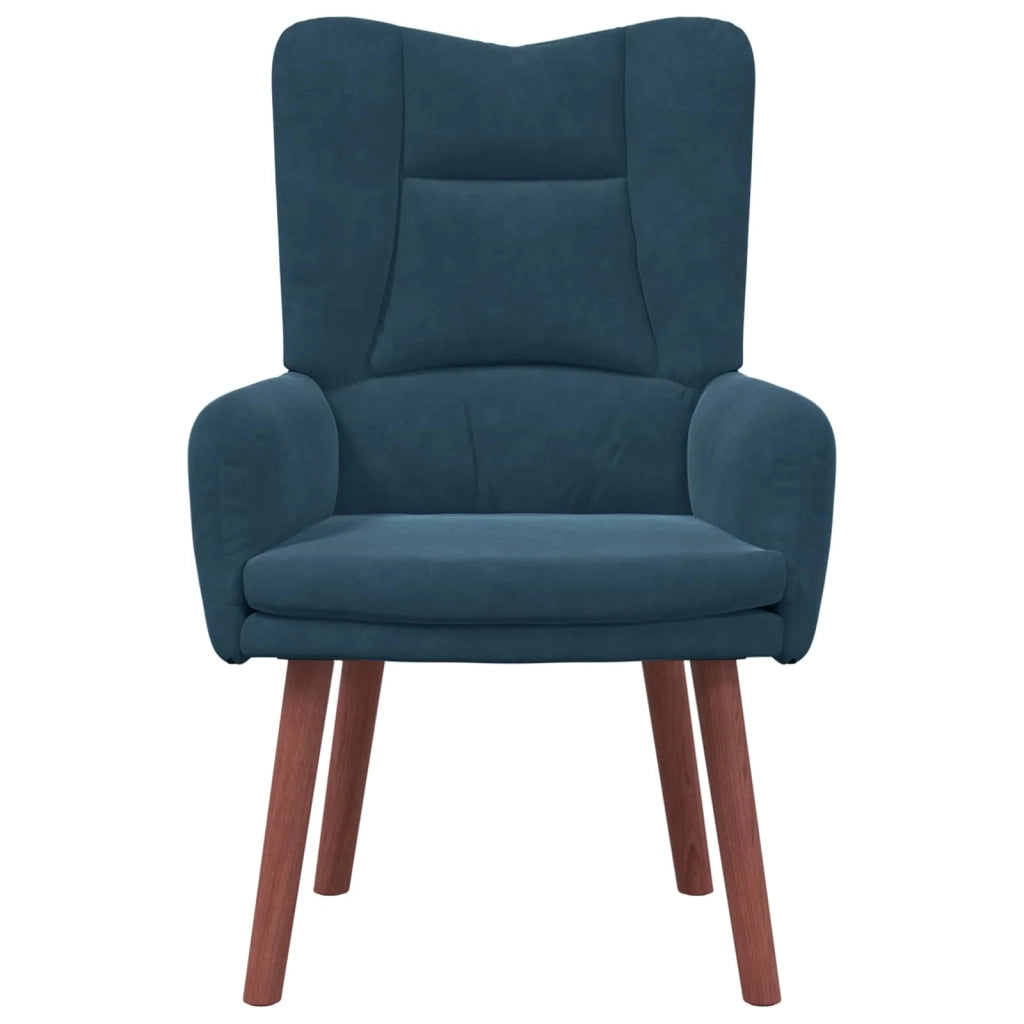 Poltrona-Divano Sedia Blu 63 x 67 x 94 cm Velluto 973299