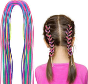 Snodi per Capelli Colorati - Elastici per Capelli in Colori dell'Arcobaleno - Ideali per Code e Trecce - Per Donne e Ragazze - 82 cm 323 pollici