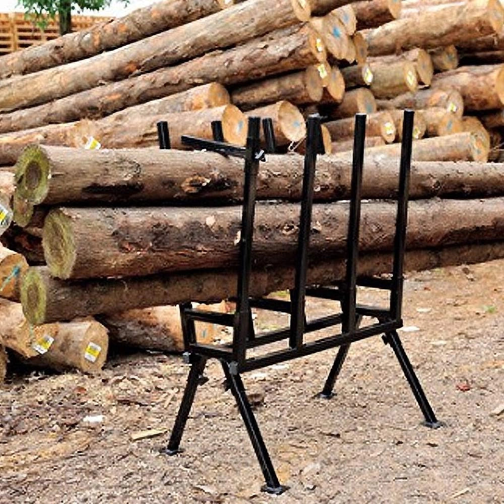 Cavalletto per seghe a mano, colore nero, 77 x 53 x 102 cm