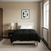 Duvet Invernale 140 x 220 cm Inverno Nero Traspirante 42026103