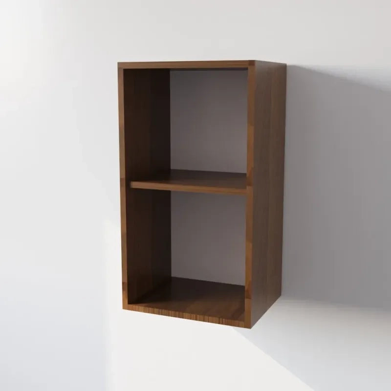 Pensile Cucina in Legno Nobilitato Noce Mobile Alto con 1 Anta, Pensile Componibile Moderno Made in Italy (H72XL60XP33 cm)