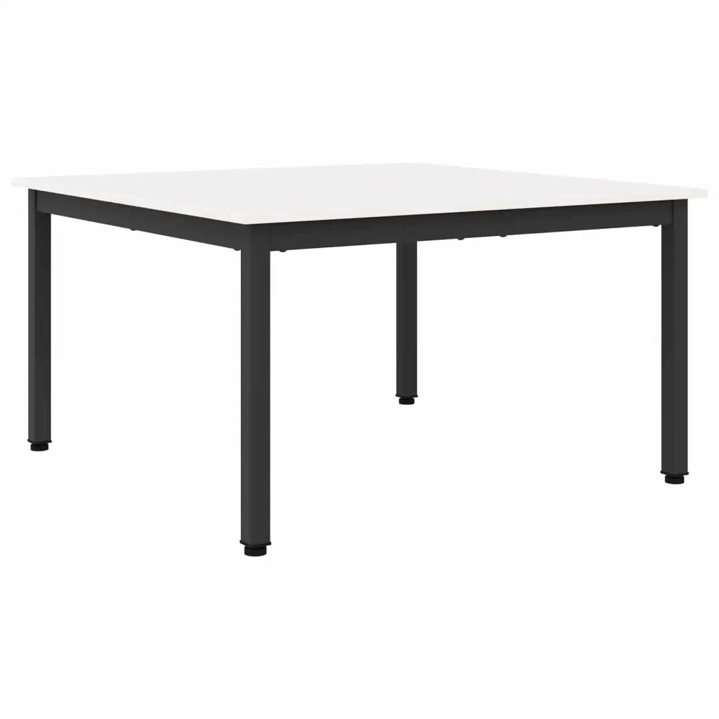 Tavolino da salotto Bianco 80 x 80 x 45 cm Pino massello 892768