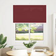 Tenda Plissettata Rosso Bordeaux 105x100 cm Larghezza Tessuto 4015229