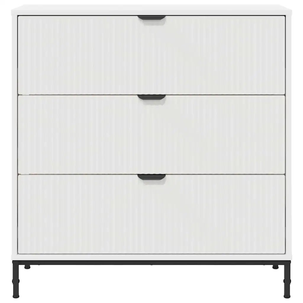 Credenza Bianco 79,5 x 33 x 82 cm Legno multistrato