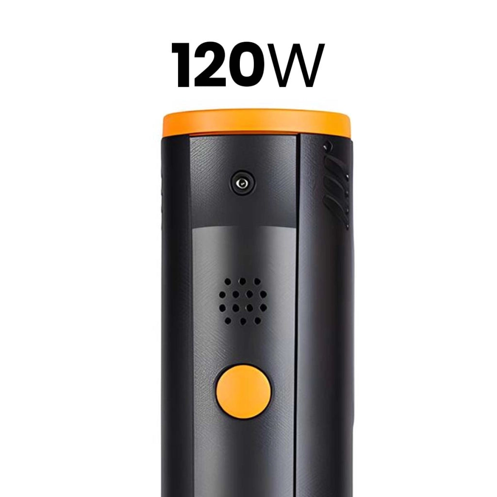 Aspirapolvere cilindrico ricaricabile 120W compatto ed ergonomico Nero Avizar