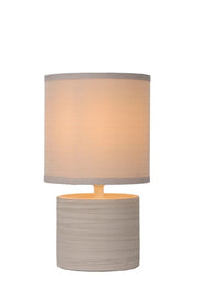 Lampada da tavolo Lucide Greasby crema E14 40W 26cm