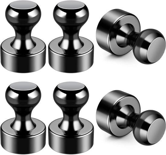 Set di 6 magneti per whiteboard, magneti neodimio per frigorifero, magneti per cartelli, ideali per magneti ufficio, magneti per whiteboard, magneti per cartelle.