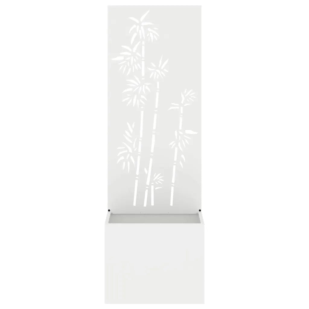 Schermo per privacy in giardino Floreale Bianco 50 x 150 cm CFW2740510