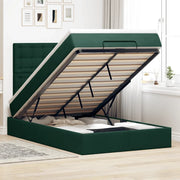 Struttura Letto Pouf con Materassi 120x200 cm Velluto 3313610