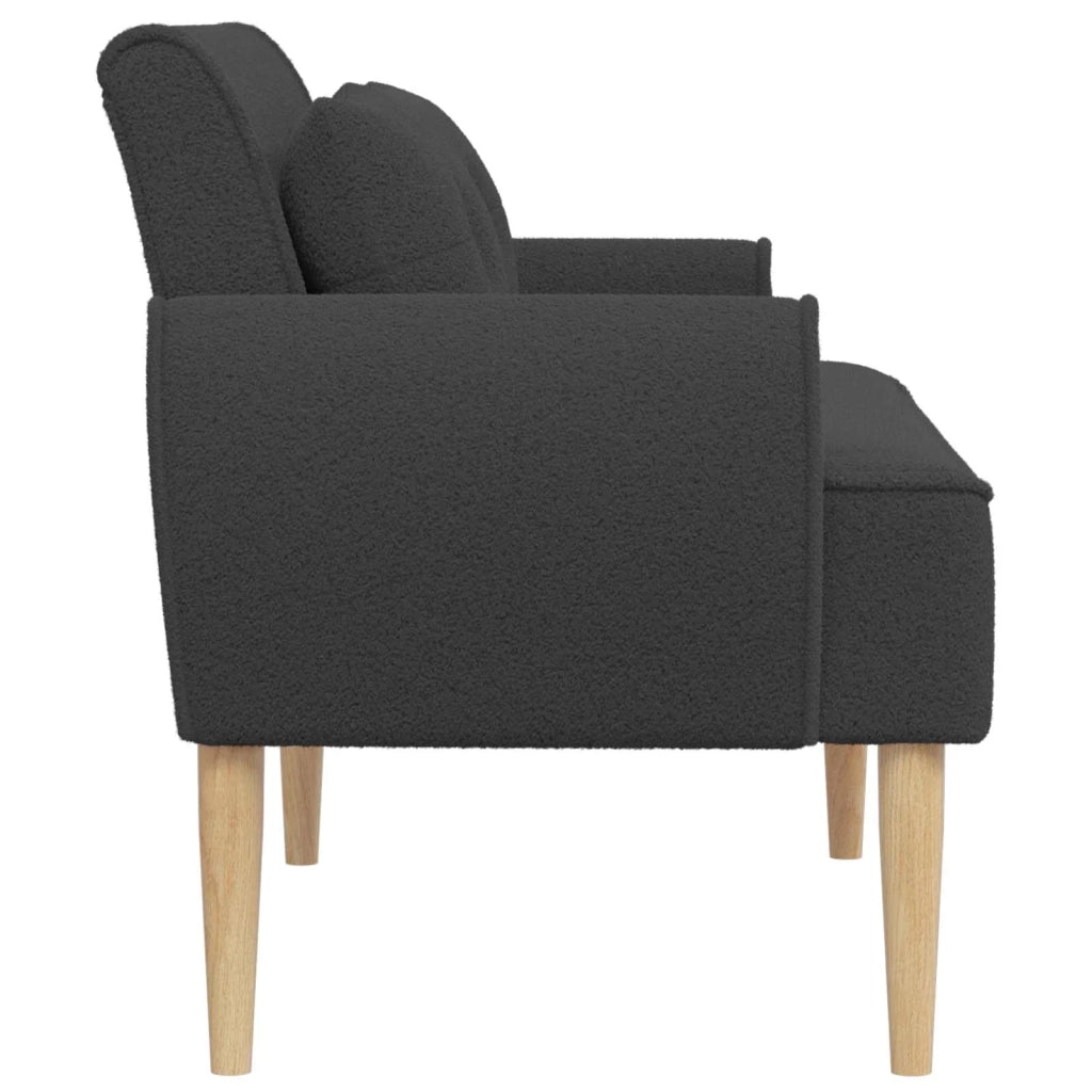 Loveseat con bottoni imbottiti Grigio Scuro 117 x 67 x 77 cm 42041825