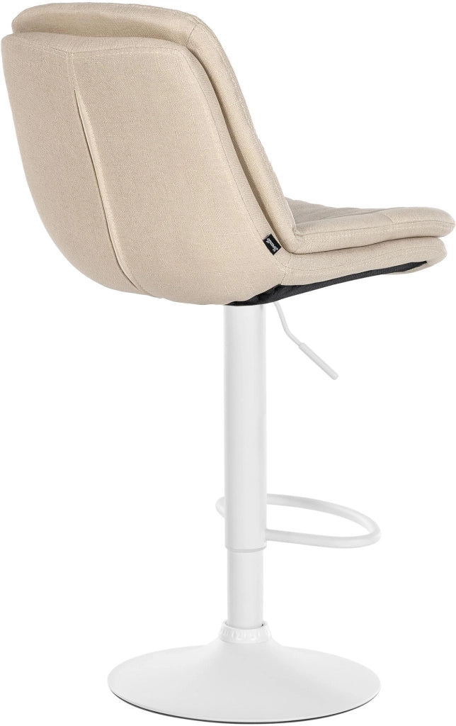 Barhocker Laurel Stoff weiЯ