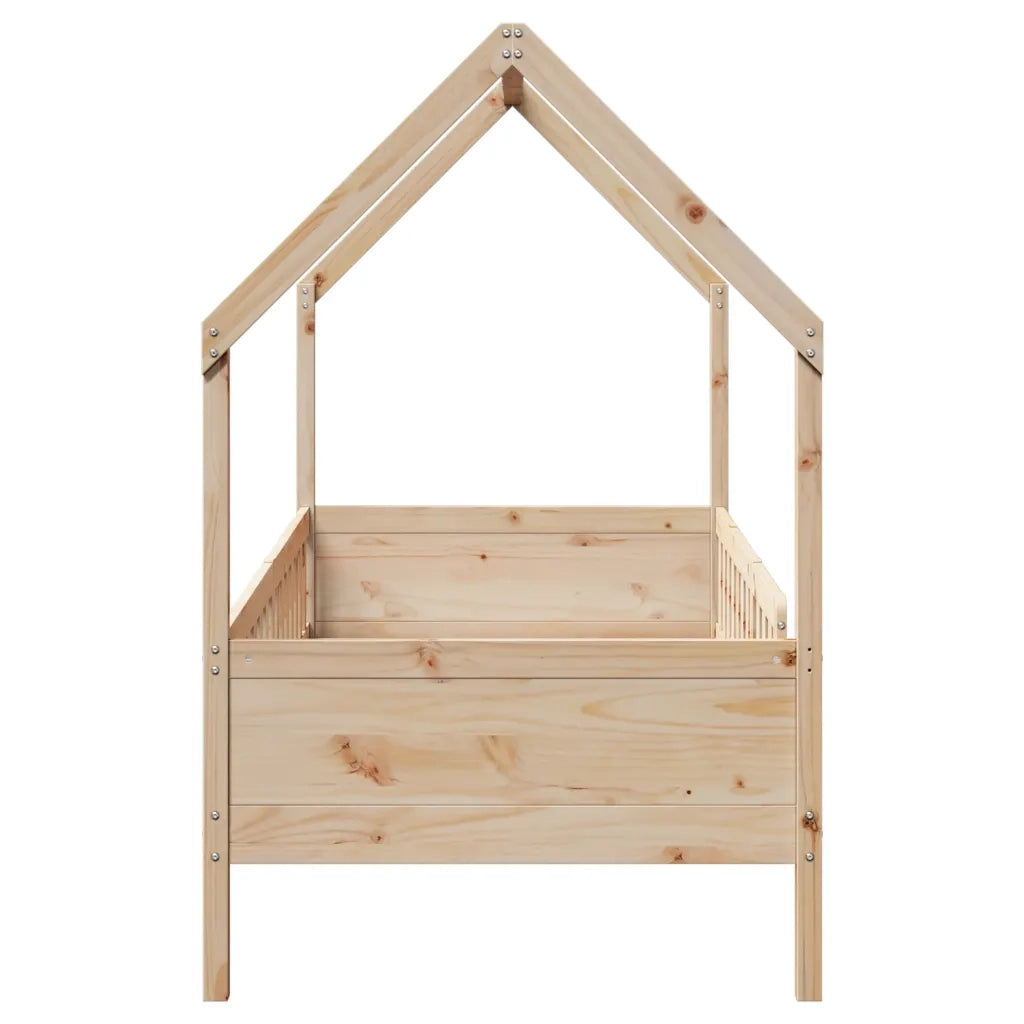 Giroletto per Bambini 90x190 cm in Legno Massello di Pino