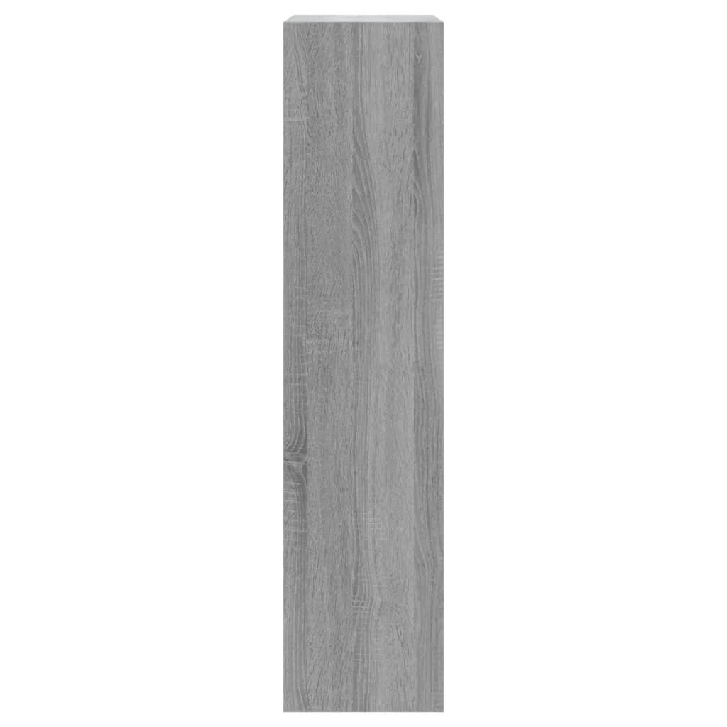 Scarpiera mobile contenitore per scarpe mobile per ingresso/corridoio/soggiorno design Sonoma 63 x 24 x 103 cm legno ingegnerizzato grigio 02_0022084