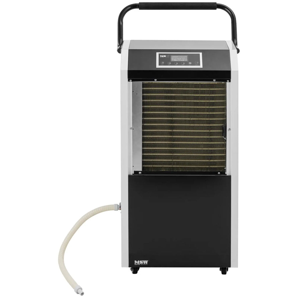 Deumidificatore professionale 138 litri / 24 ore 120-170 m² 1129 m³/h con maniglia in acciaio bianco 14_0008875
