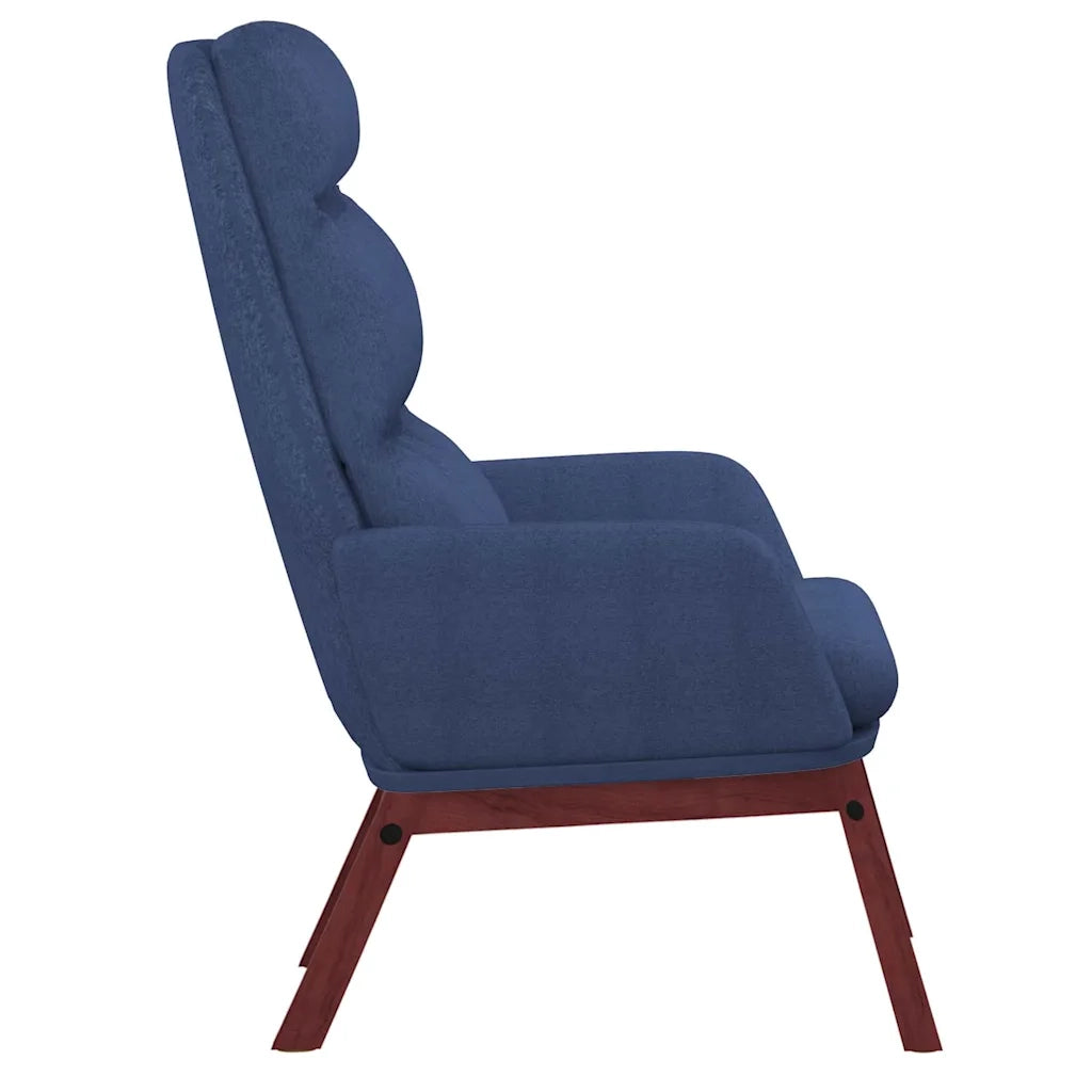Sedia Relax Blu in Tessuto 341163