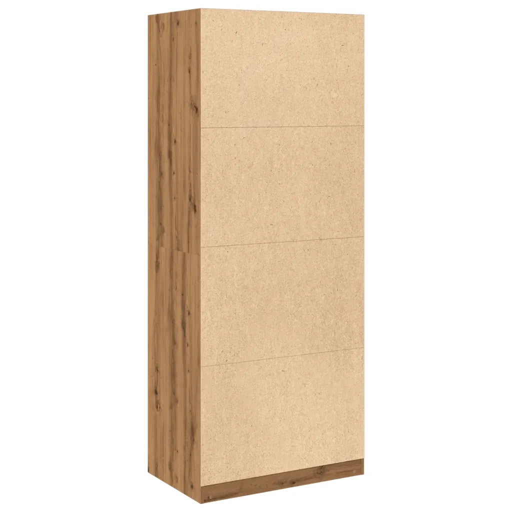 Armadio Rovere Artigianale 80x50x200 cm in Legno Multistrato CFW5945987