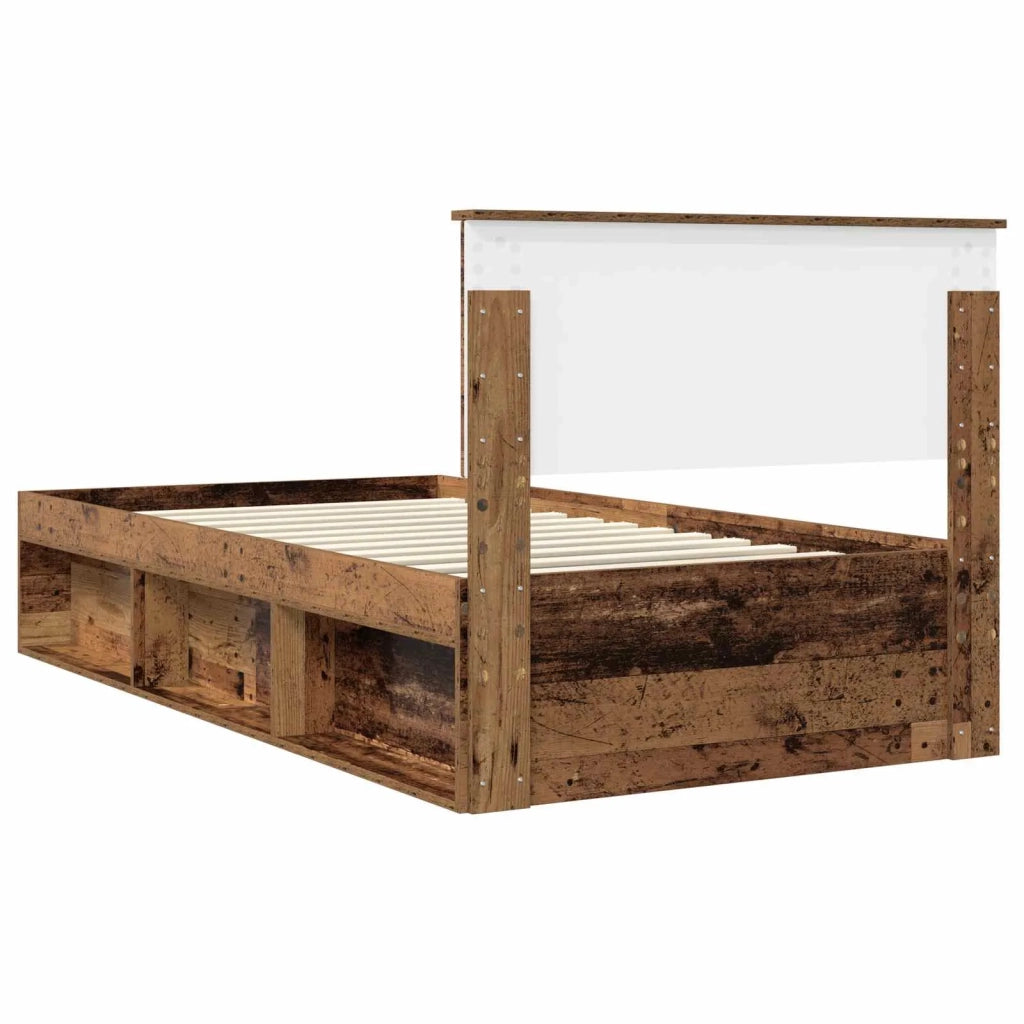 Struttura del letto Legno vecchio 100 x 200 cm Pino massello 3410643