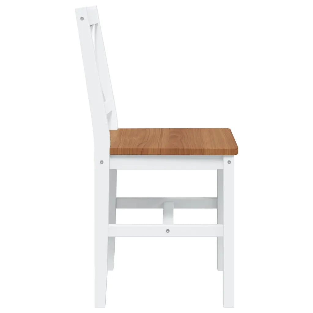 Set da Pranzo 5 pz Marrone e Bianco 240884
