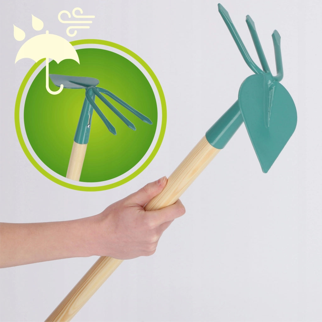 Zappa da giardino KADAX per scavare con forca 8,5 cm, da donna, 134 cm