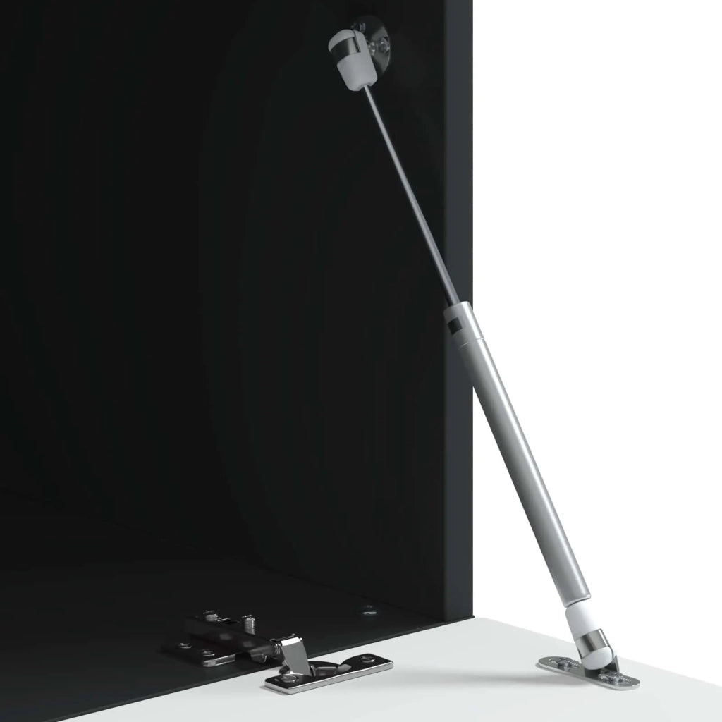 Tavolino da salotto Nero 90 x 50 x 40 cm Legno ingegnerizzato