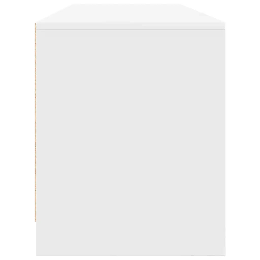Mobile Porta TV Bianco 188,5x41x50 cm in Legno Multistrato 3328417