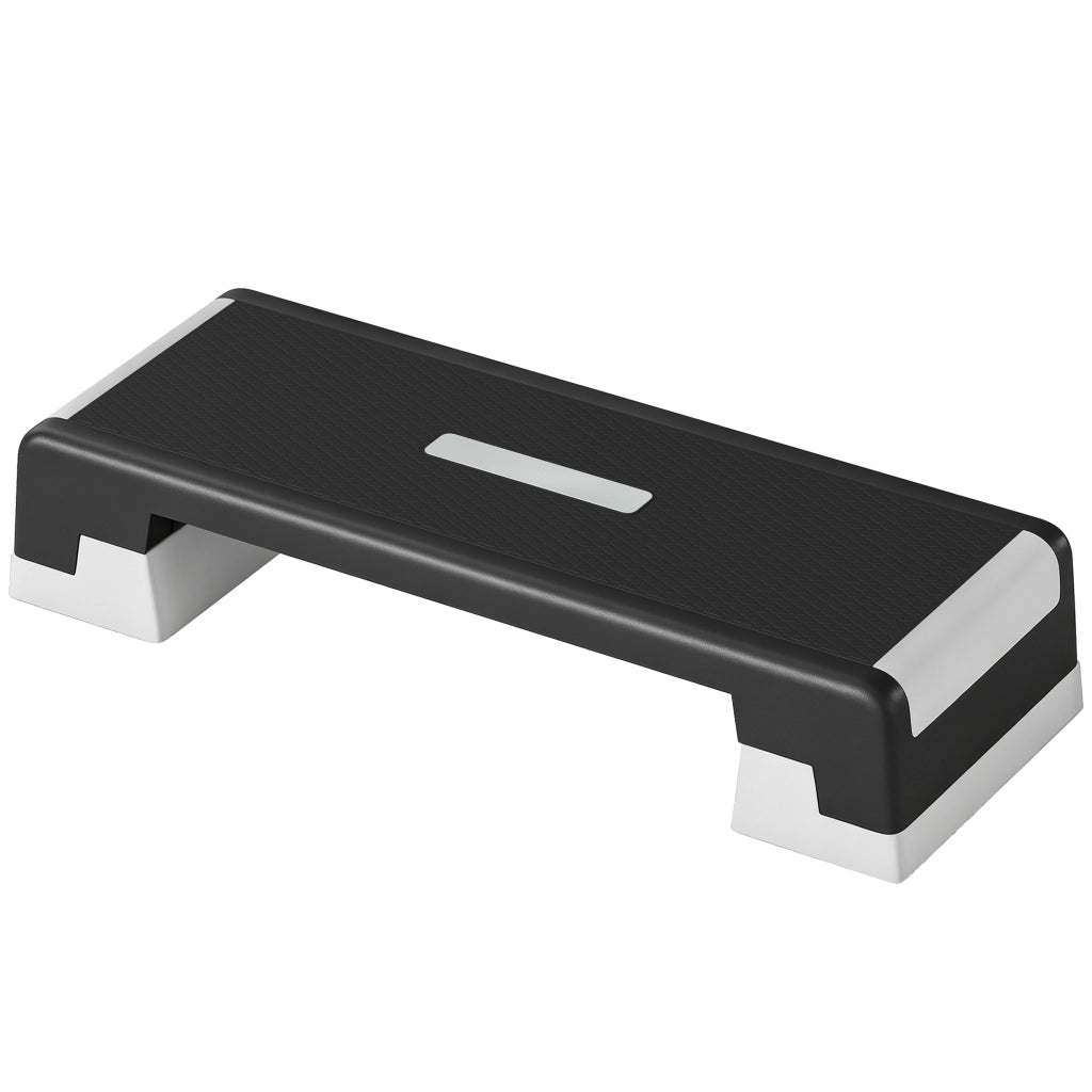 Step Fitness Aerobic Regolabile ¨C Xylo ¨C 3 Livelli 15/20/25cm Antiscivolo Nero Grigio