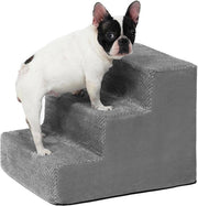 Trappola per cani - 3-trappole trappola con schiuma espansiva per cani con rivestimento lavabile - gradini stabili - adatta per cani più piccoli e anziani