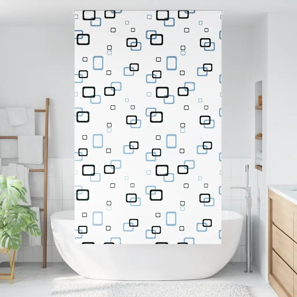 Tenda a Rullo Doccia 130x240 cm Larghezza Tessuto 126 cm 4014828