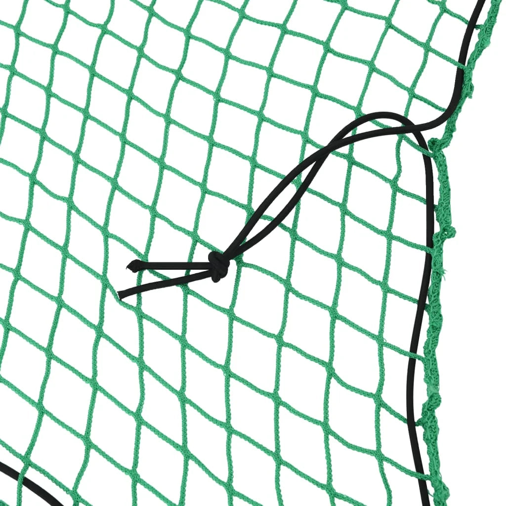 Rete per rimorchio telo di fissaggio del carico portapacchi con corda elastica 6 x 3 m PP verde 02_0042232