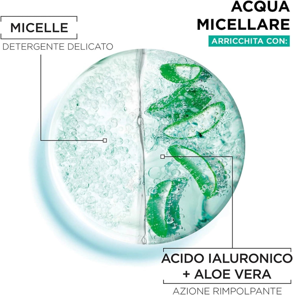 GARNIER SKINACTIVE ACQUA MICELLARE HYALURONIC ALOE 400 ML ALOE HYALURONIC
