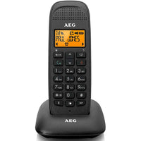 Telefono Cordless AEG Voxtel D81 DECT con Display 1,6'' LCD Nero