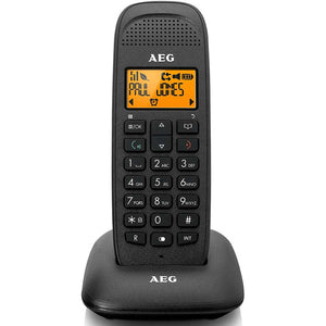 Telefono Cordless AEG Voxtel D81 DECT con Display 1,6'' LCD Nero
