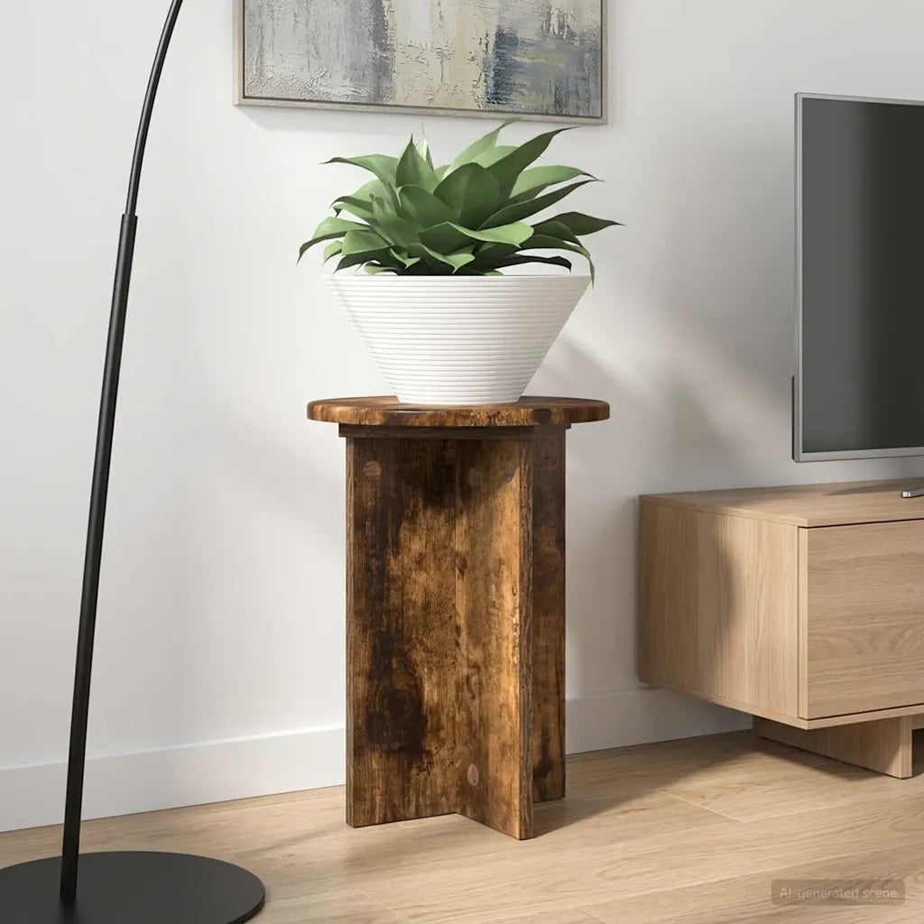Supporto per piante | Sostegno per piante 2 pz Rovere Fumo ?29,5 x 40 cm