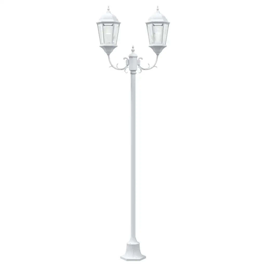 Luce da Giardino Bianco 68 x 20 x 235 cm Alluminio e vetro CFW1200632