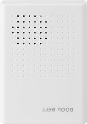 Deurbel allarme con suono di campanello di piccole dimensioni, facile da installare - sostituzione per vecchio deurbel - alimentato da 2 batterie AA
