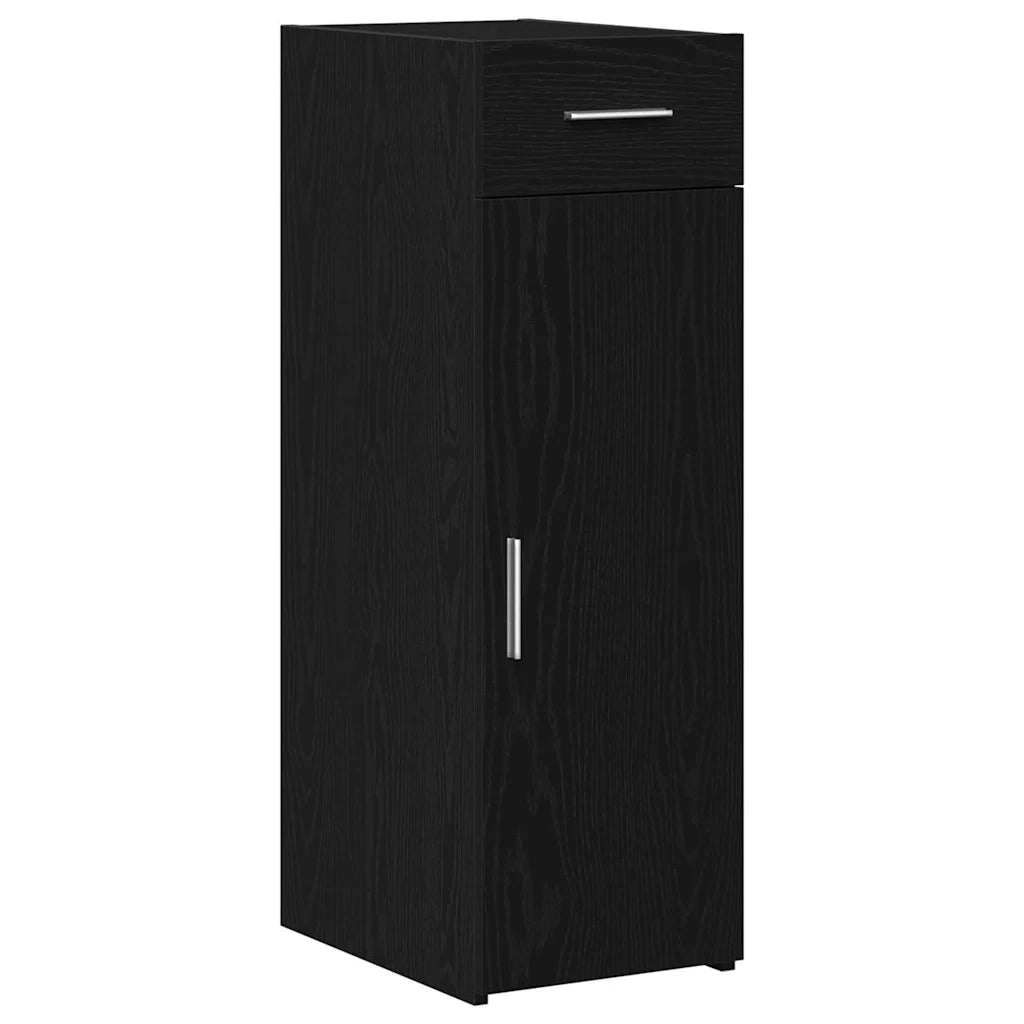 Credenza con cassetto Rovere Nero 30 x 42,5 x 93 cm 868751